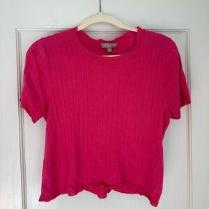 J. Crew Women's Silk Blend Pink Top